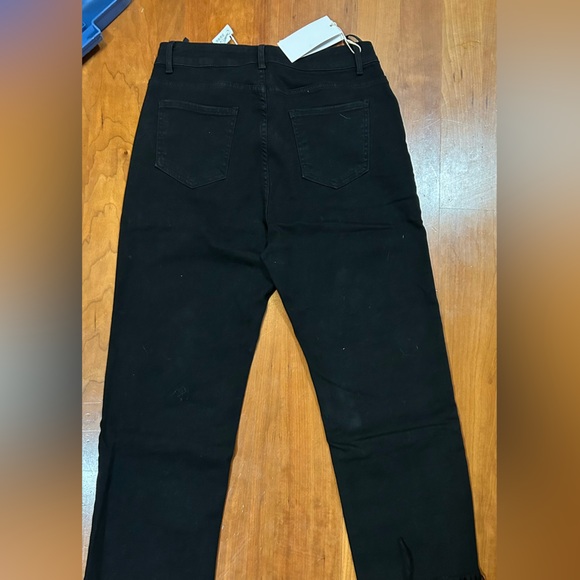 🆕Studio Black Fringe Hem Jeans - Picture 7 of 11
